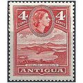 Antigua 1953 SG124 4c Scarlet Unmounted Mint