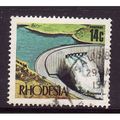 RHODESIA 1970 SG 446a 14c KARIBA DAM FINE USED#2