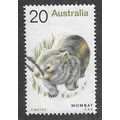 AUS 1974 20c 'WOMBAT' FINE USED (EBID52-070)