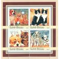 GUINE BISSAU 2003 SHEET MNH CATS CHATS DOGS CHI...