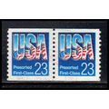 Used 2606 23c USA Very Fine Pair PA1463