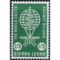 Sierra Leone 1962 Malaria 1/- 3d Deep Green Mou...