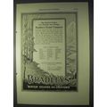 1922 Bradley's Tonal Tempera Ad - Perfect Colors