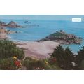 Portelet Bay Jersey Postcard posted VGC