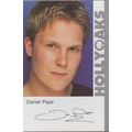 Daniel Pape Hollyoaks Vintage Official Rare Cas...