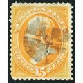 141, Used 15¢ With Grill RARE Sound Stamp Cat $...