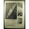 1959 United States Lines Cruise Ad - You'll wish every day had 48 hours