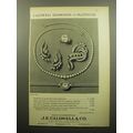 1960 J.E. Caldwell Jewelry Ad - Caldwell Diamon...