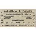 B.T.C. Edmondson Ticket - Southend-on-Sea to Pr...