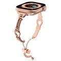 Twist Metal Bracelet Chain Watch Band, For Appl...