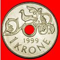 Ⰶ BIRD (1997-2016): NORWAY ★ 1 CROWN 1999! TYPE...
