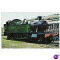 Railway Postcard GWR 45xx 4555 BUCKFASTLEIGH De...