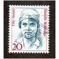 GER 1986 20pf 'FAMOUS WOMEN -CILLY AUSSEM' FINE...