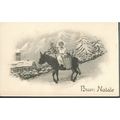 Vintage Italian Christmas Card - Buon Natale!