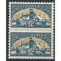 South Africa 1941 SG87 1 1/2d Blue-Green & Yell...