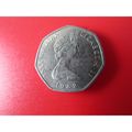 1982 QUEEN ELIZABETH II ISLE OF MAN 20 PENCE FR...