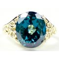 Paraiba Topaz, 10KY Gold Ring, R057