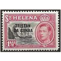 Tristan Da Cunha 1952 SG3 1 1/2d Black & Carmin...