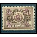 Used Revenue $2 N.Y. Stock Transfer Very Fine W...