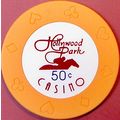 Hollywood Park. 50¢ Casino Chip. Inglewood, CA....