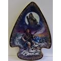 FRANKLIN MINT ' LONE WOLF GUARDIAN ' plate