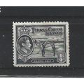 Turks&Caicos.SG194 1/4d Raking Salt (Black).Mou...