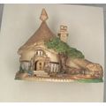 Vintage Country Thatched Cottage Model