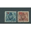 liechtenstein stamps sg63 sg 64 set used vfu su...