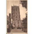 GB Postcard 1954 - Dunster Church, Somerset