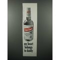 1970 Early Times Bourbon Ad - Heart Belongs to ...