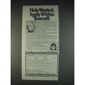 1982 Christian Children's Fund Ad - Sally Struthers