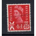 Scotland GB 1969 4d Bright Vermilion SG S 10 ( ...