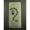 1953 Georg Jensen Jewelry Advertisement - Twin ...