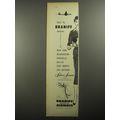 1956 Braniff Airways Ad - Now! Fly Braniff between