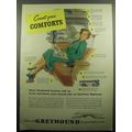 1949 Greyhound Bus Ad - Count your comforts
