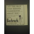 1959 Bachrach Photography Ad - Let the man who shoots presidents shoot you!