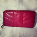 Beautiful Magenta Leather Ted Baker Clutch Wome...