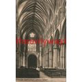 Lincoln Cathedral, Nave West, Lincs, Friths Pos...