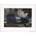 COLISEUM BY MOONLIGHT, ROME, ITALY, BOOK ILLUST...