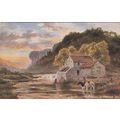EC786 ASHWOOD DALE - OLD MILL . PRINTED ART POS...