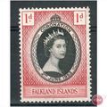 Falkland Islands stamps 1953 - SG 186 QE11 Coro...