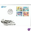 Faroe Islands FDC 1989 - SG 181-184 - Oyggjalei...