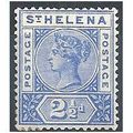 St Helena 1896 SG50 2 1/2d Ultramarine Mint No ...