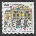 GER 1998 100pf '1100TH ANN OF WEIMAR' FINE USED...