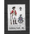Gibraltar.SG333 10p Royal Sussex Regiment,1790....