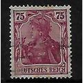 GERMANY 1916 DEUTSCHES REICH 75pf PURPLE SG 147...