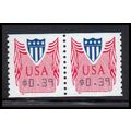 CVP33 39c Shield Very Fine MNH Pair PA5073