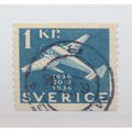 Sweden Stamp Scott #262, Used, 1936 Double Ring...