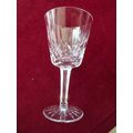 HEAVY WATERFORD 5 7/8'' TALLCRYSTAL WINE GOBLET-