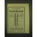 1902 Esterbrook Steel Pen Probate No. 313 Ad - ...